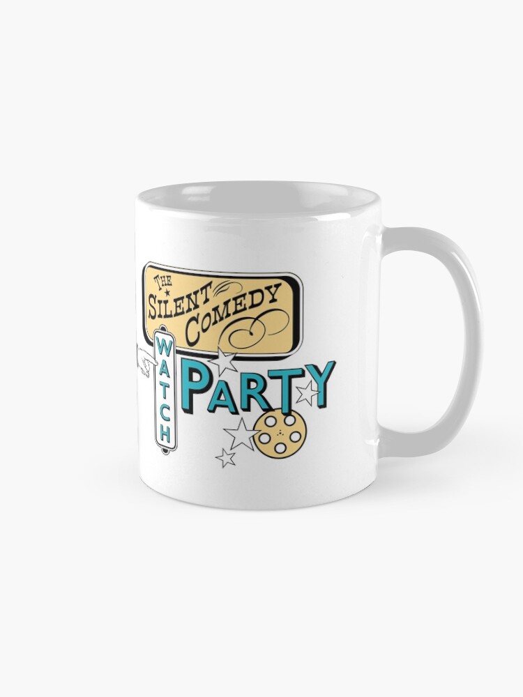 Thumbnail 5 of 6, Coffee Mug, Silent Comedy Watch Party designed and sold by MarlenePopScene.