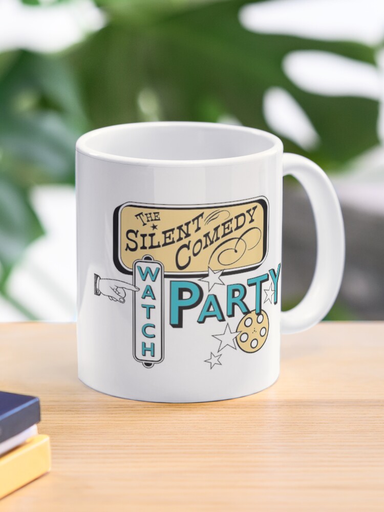 Thumbnail 1 of 6, Coffee Mug, Silent Comedy Watch Party designed and sold by MarlenePopScene.