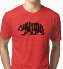 black california bear Tri-blend T-Shirt