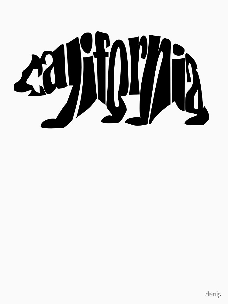 black california bear by denip