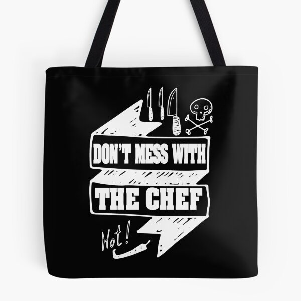 Item preview, DON'T MESS WITH  THE CHEF AWESOME HOT WHITE MUSTACHE DESIGH FOR COOK HUSBAND WIFE BOYFRIEND GIRLFRIEND MOM AND DAD AND FRIENDS designed and sold by thebaronart.