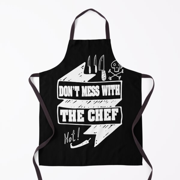 Item preview, DON'T MESS WITH  THE CHEF AWESOME HOT WHITE MUSTACHE DESIGH FOR COOK HUSBAND WIFE BOYFRIEND GIRLFRIEND MOM AND DAD AND FRIENDS designed and sold by thebaronart.