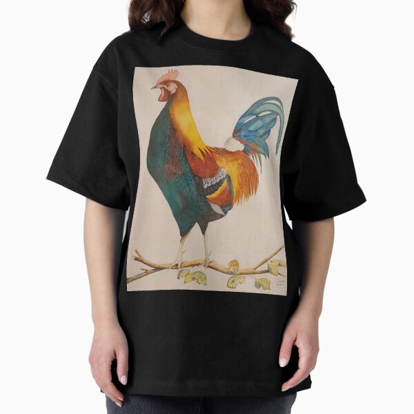 Cockerel, the Mouse and the Fly Oversized T-Shirt