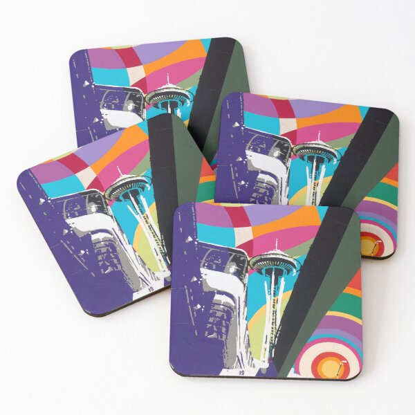 Item preview, Monorail and Space Needle designed and sold by Joshuamonuteaux.