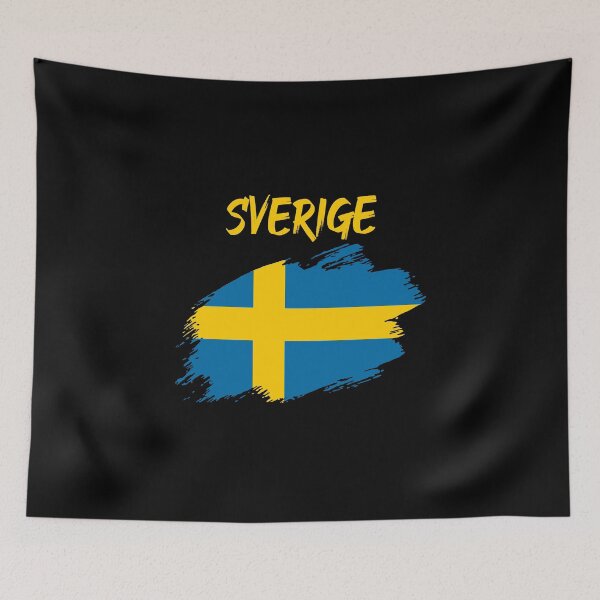 Item preview, Sweden Swedish flag flag designed and sold by GeogDesigns.