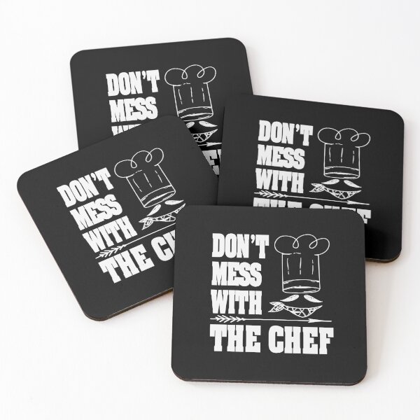 Item preview, DON'T MESS WITH  THE CHEF AWESOME  WHITE MUSTACHE DESIGH FOR COOK HUSBAND WIFE BOYFRIEND GIRLFRIEND MOM AND DAD AND FRIENDS designed and sold by thebaronart.