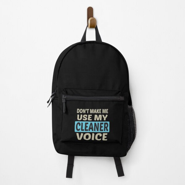 Item preview, Don't Make Me Use My Cleaner Voice, Cute Funny Gift Ideas For Cleaners designed and sold by awesomedraw.