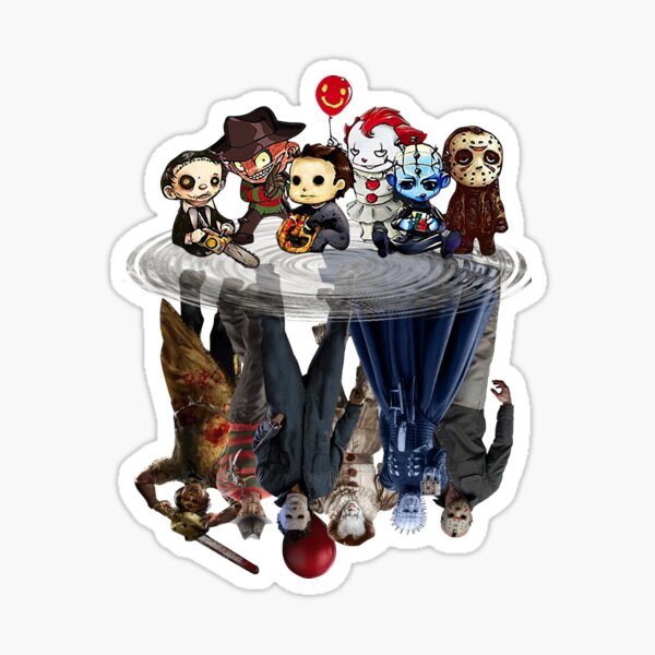 Horror Reflections Sticker