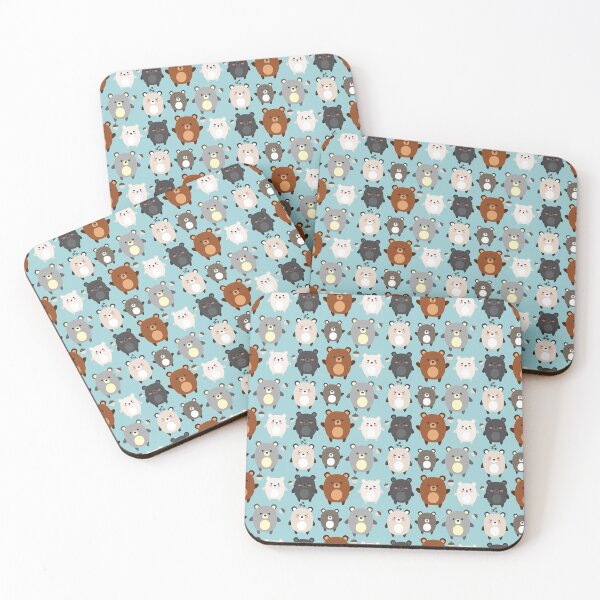 Item preview, Happy Bears In Pairs designed and sold by RadhaWords.