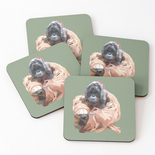 Item preview, O is for Orangutan Keeper,Orangutan Keeper Design – Dedicated Primate Care and Wildlife Keeper Artwork designed and sold by PrettylittlepastelUk.
