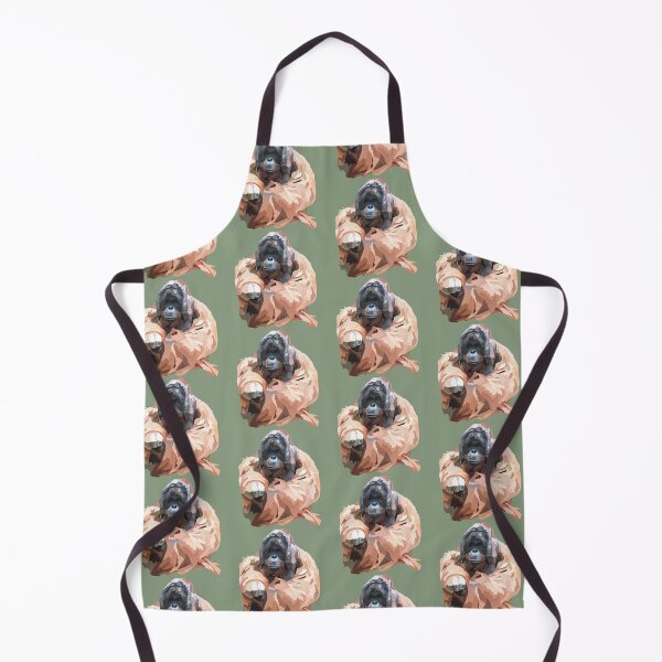 Item preview, O is for Orangutan Keeper,Orangutan Keeper Design – Dedicated Primate Care and Wildlife Keeper Artwork designed and sold by PrettylittlepastelUk.