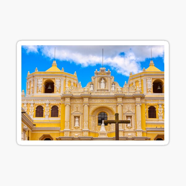 Cathedral in Antigua, Guatemala Sticker