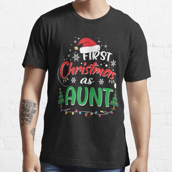 First Christmas As A Mom - Design Shirt, Step Mom Gifts For Christmas