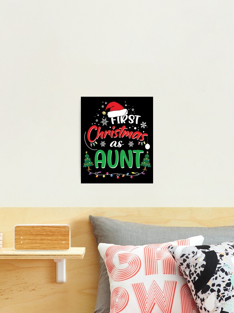 First Christmas As A Mom Funny 1st Christmas Gifts for New Mom Mommy Moms   Sticker for Sale by clothesy7