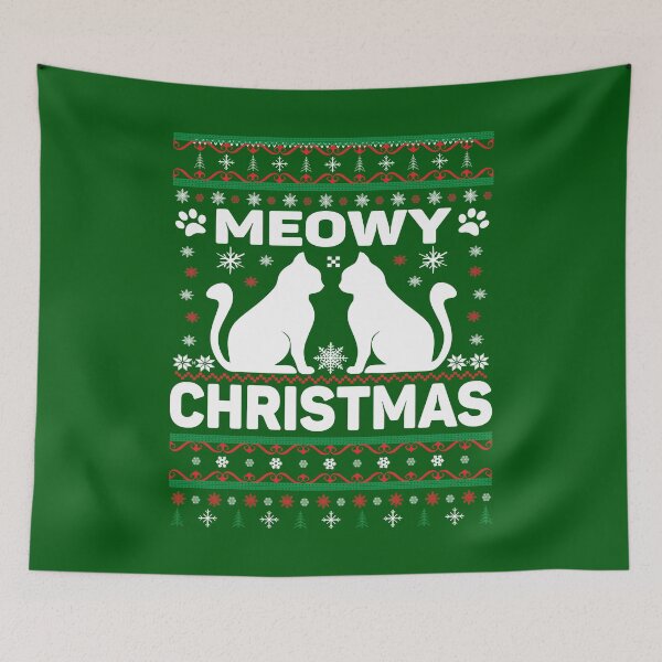 Item preview, Meowy  Christmas designed and sold by SiddharthaMoon.