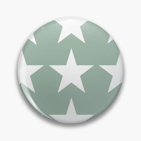Item preview, Large WHITE and MUTED GREEN STARS designed and sold by RachelMacht.