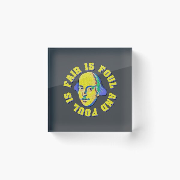 Item preview, Fair is foul and foul is fair designed and sold by Shaxspere.