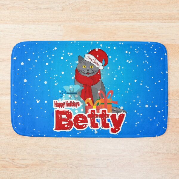 Item preview, Cat Lover Happy Holidays Christmas Design For Betty designed and sold by MiloCuteCat.