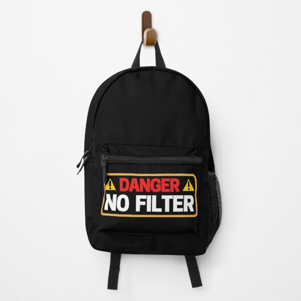 Item preview, Danger No Filter Warning Sign designed and sold by ohmier.