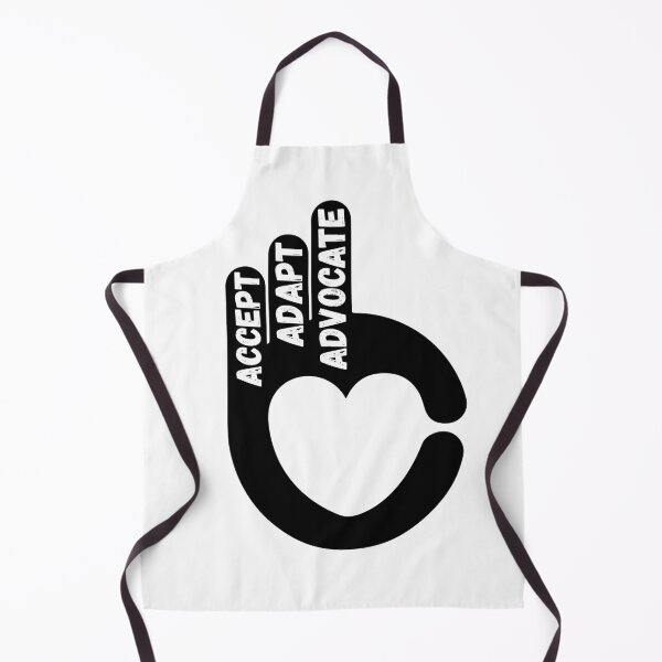Item preview, Accept Adapt Advocate hand heart design designed and sold by kanugi.