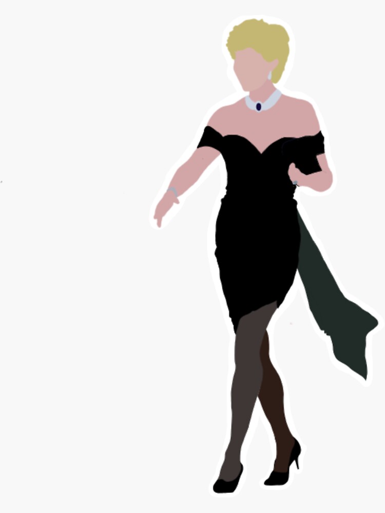 Princess Diana Revenge Dress" Sticker for Sale by jeryan | Redbubble Princess Diana Revenge Dress" Sticker for Sale by jeryan | Redbubble
