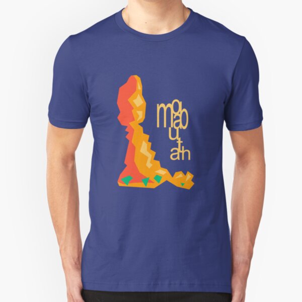 Balanced Rock Illustration Moab Utah Slim Fit T-Shirt