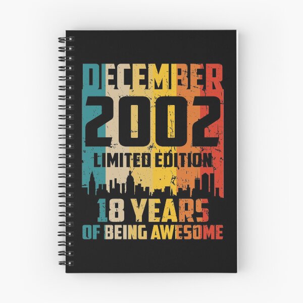 Item preview, 18th birthday 18 years man woman born in 2002 gift designed and sold by Renergie.
