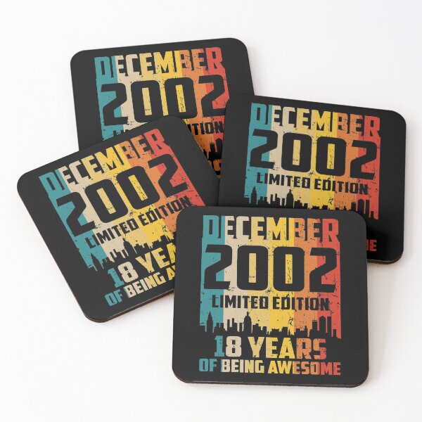 Item preview, 18th birthday 18 years man woman born in 2002 gift designed and sold by Renergie.