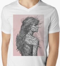 pink sky Men's V-Neck T-Shirt
