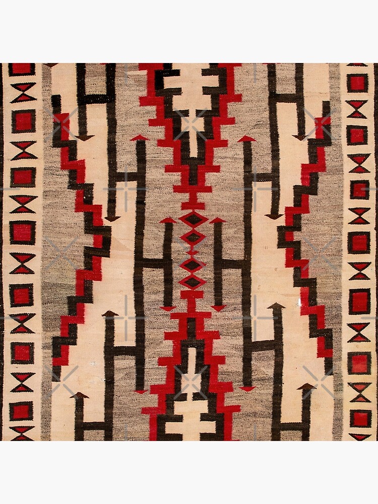 1925 NAVAJO INDIAN TAPESTRY by VINTAGEGARAGE
