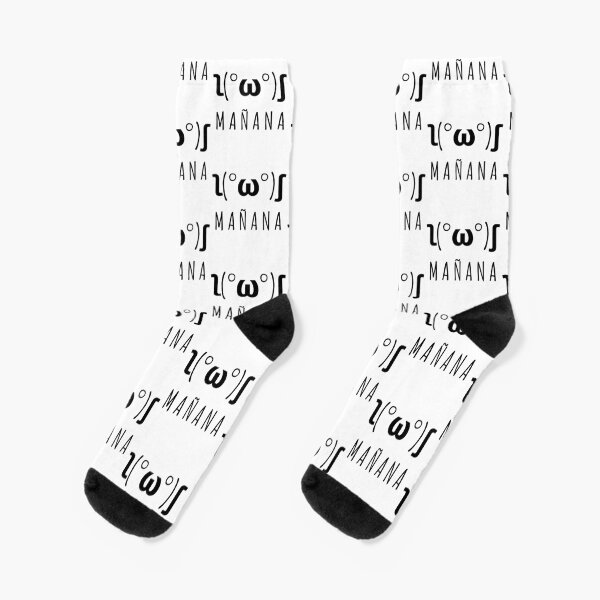 Mañana. emoji art Socks