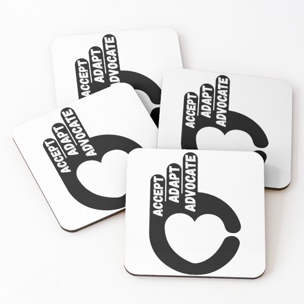 Item preview, Accept Adapt Advocate hand heart design designed and sold by kanugi.