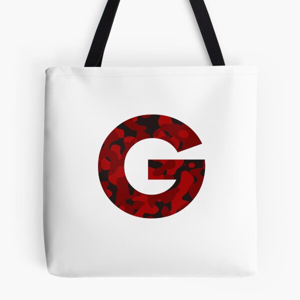 Item preview, Letter G Red Camo Design designed and sold by NECHSTORE.