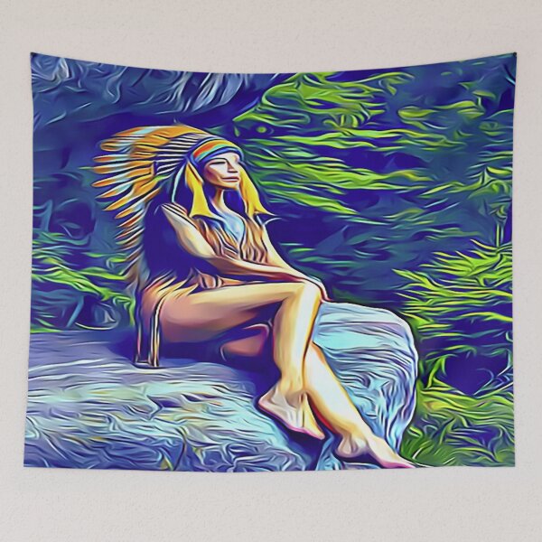 Item preview, Native American Indian Princess designed and sold by Sunleil.