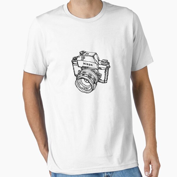 Nikon F Classic Film Camera Illustration Essential T-Shirt