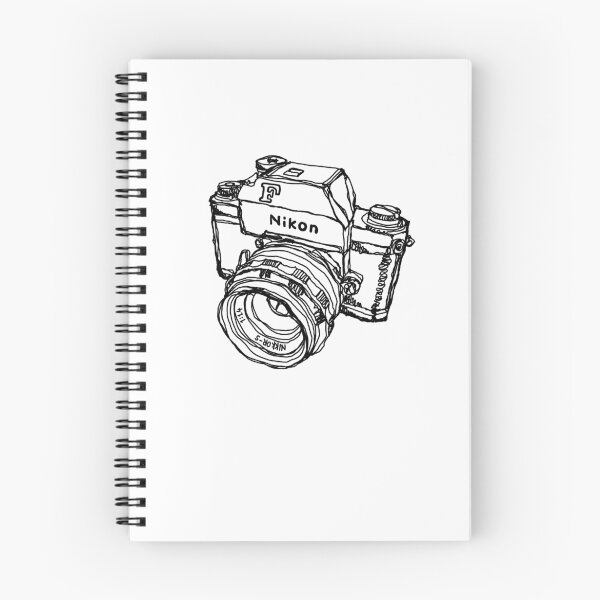 Item preview, Nikon F Classic Film Camera Illustration designed and sold by strayfoto.