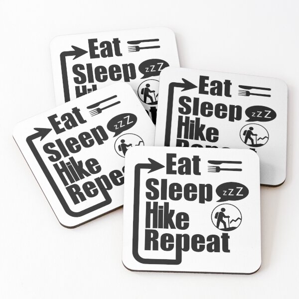 Item preview, eat sleep hike repeat  designed and sold by rejebolla.
