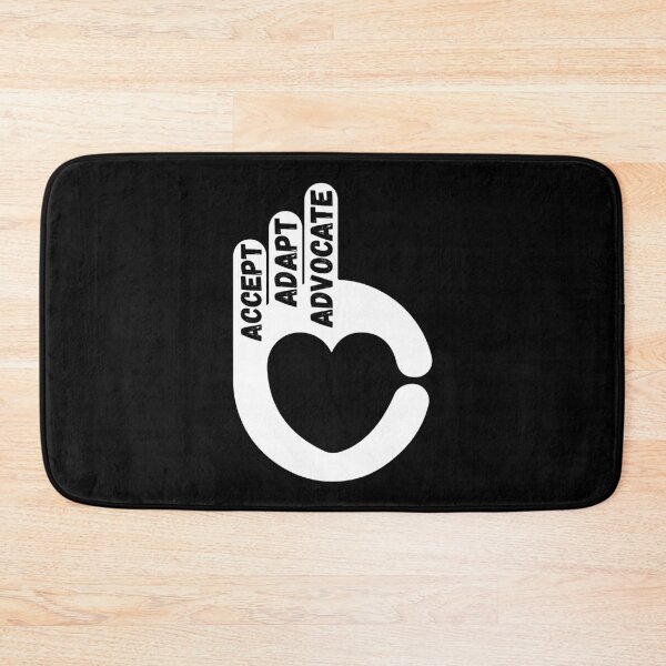 Item preview, Accept Adapt Advocate hand heart design designed and sold by kanugi.
