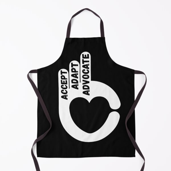 Item preview, Accept Adapt Advocate hand heart design designed and sold by kanugi.