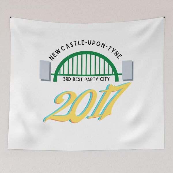 Item preview, Newcastle upon Tyne 3rd Best Party City 2017 designed and sold by chazmundo.