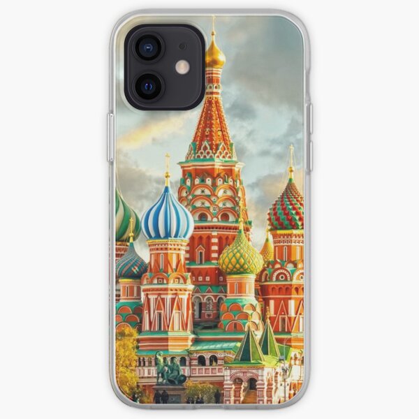 The majestic St. Basil's Cathedral, Moscow iPhone Soft Case