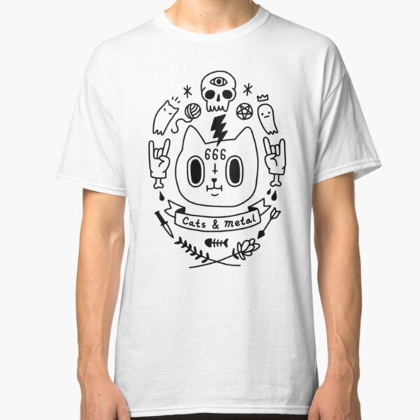 Cats & Metal Classic T-Shirt