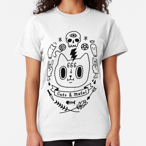 Cats & Metal Classic T-Shirt