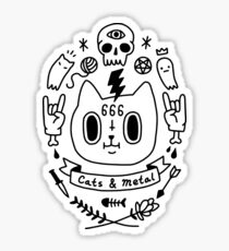 Cats & Metal Sticker