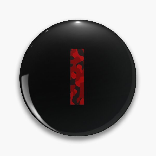 Item preview, Letter I Red Camo Design designed and sold by NECHSTORE.