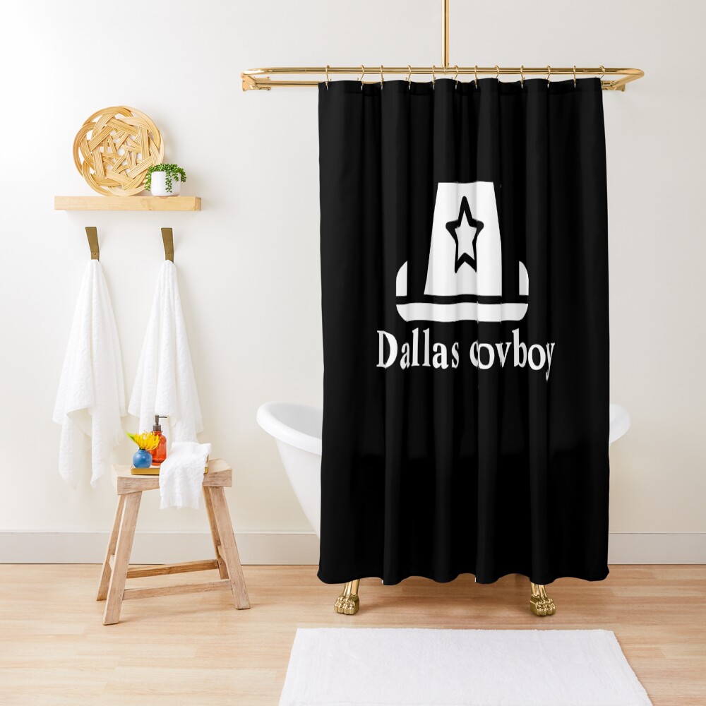 "Dallas cowboy " Shower Curtain by Abdelhakimben Redbubble