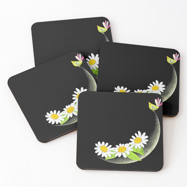 Item preview, daisy, moon, bird, phone cases designed and sold by gizem13.