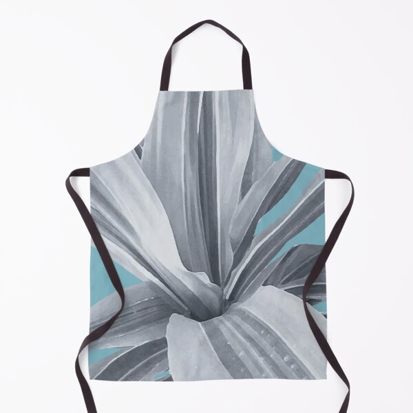 Item preview, Grey leaves. Tropical blue. designed and sold by PrintedDreams.