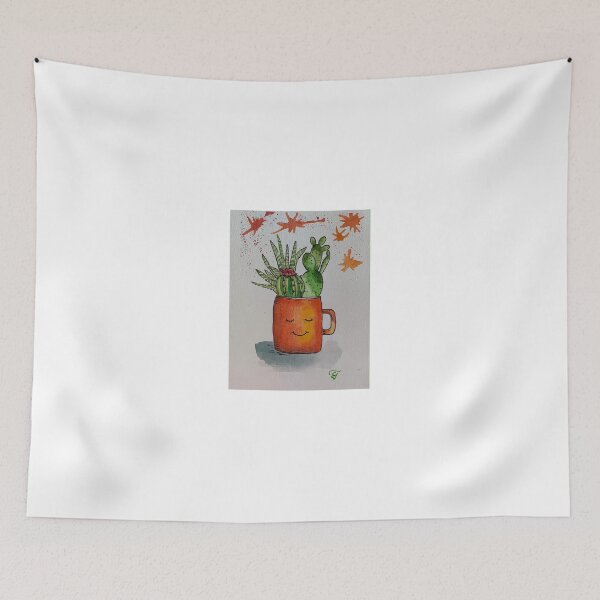 Item preview, Hello Cactus! in orange Cup by Arteaventura designed and sold by Arteaventura.