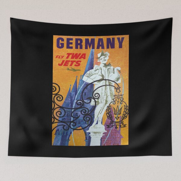 Item preview, retro classic Germany poster designed and sold by CorasPosters.